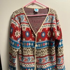 Nordic Pattern Women's Cardigan